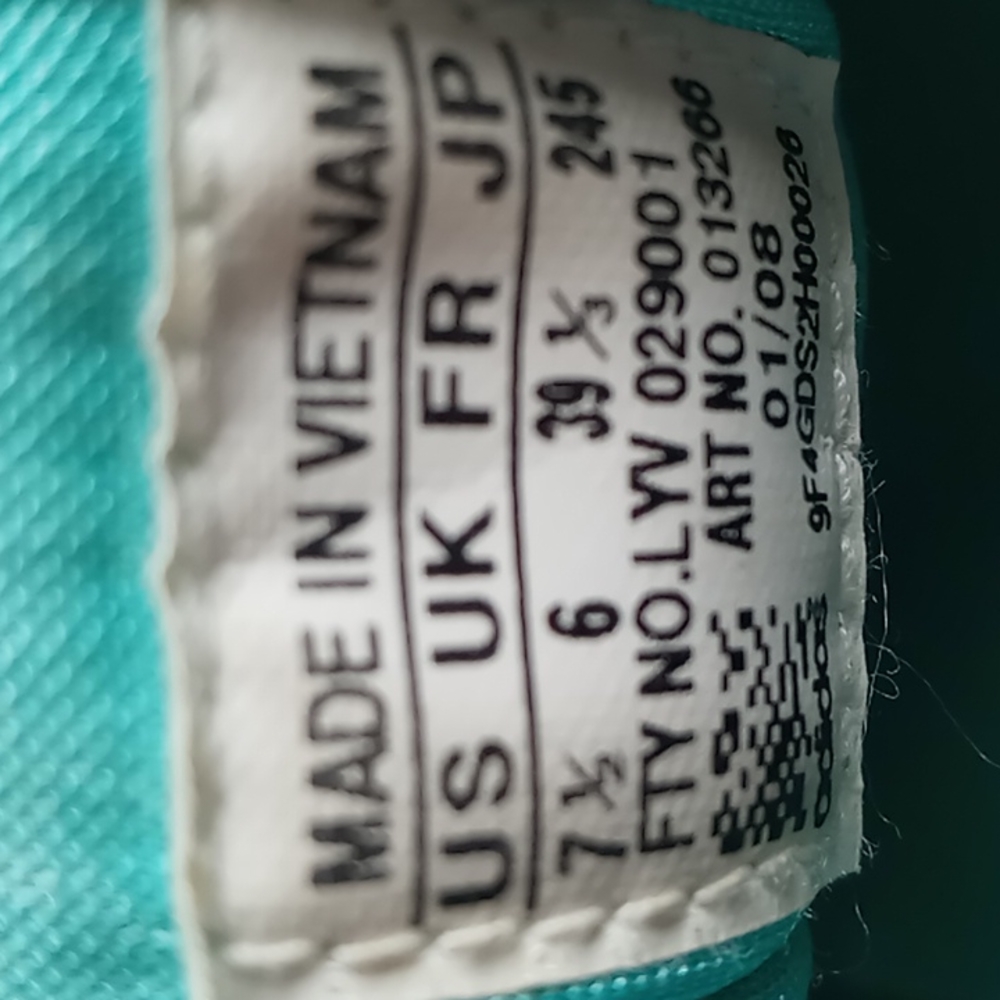 Adidas Green Satin Zapatillas - Picture 8 of 8